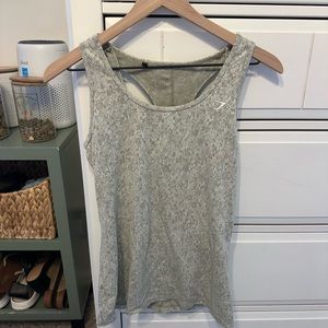 Beige, gymshark workout tank top